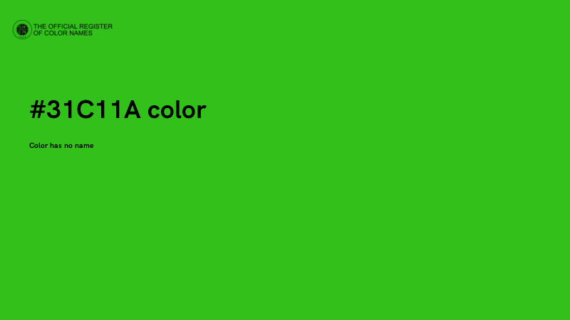 #31C11A color image