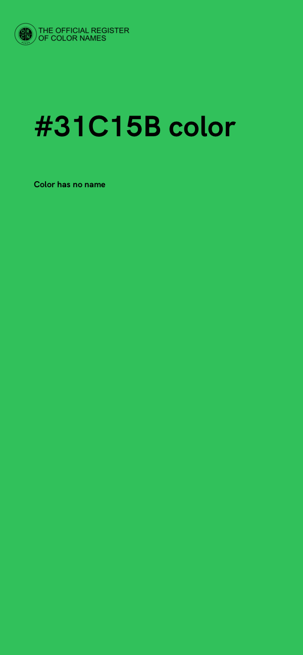 #31C15B color image
