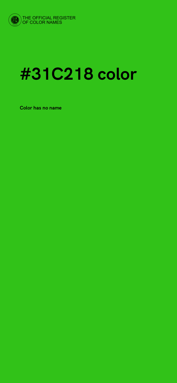 #31C218 color image