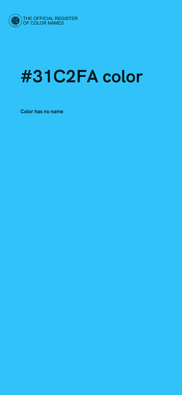#31C2FA color image