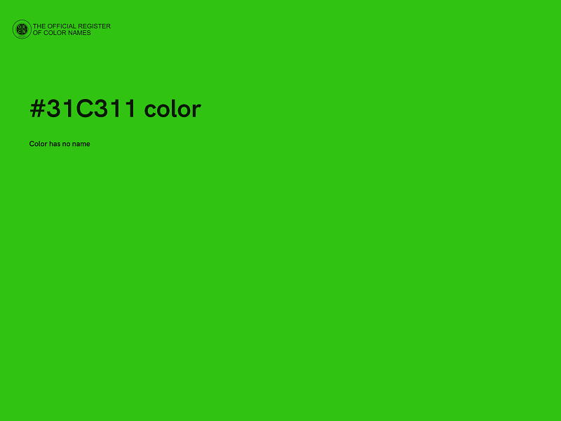 #31C311 color image