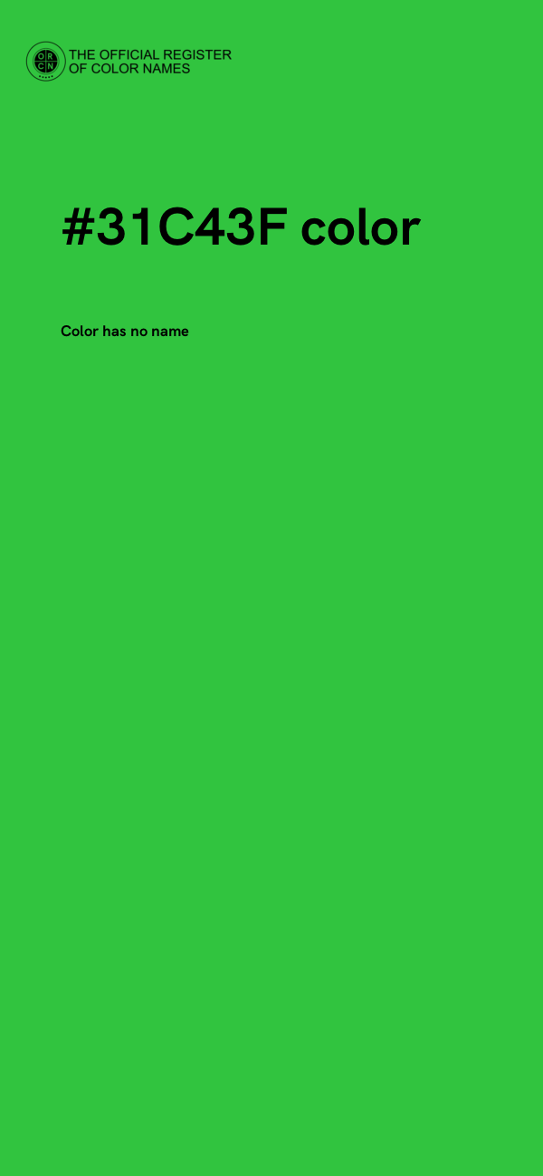 #31C43F color image