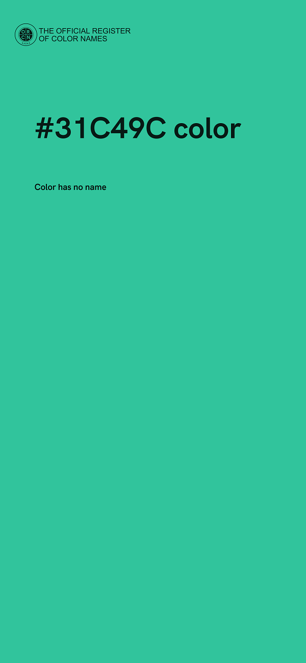 #31C49C color image
