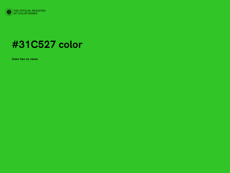 #31C527 color image