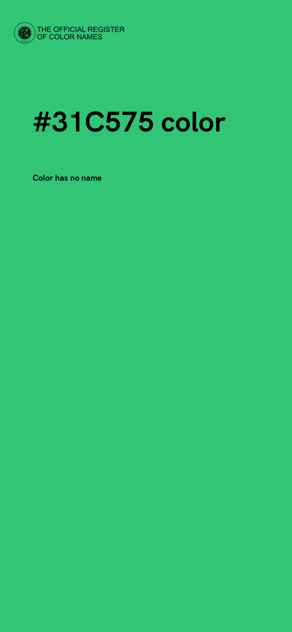 #31C575 color image