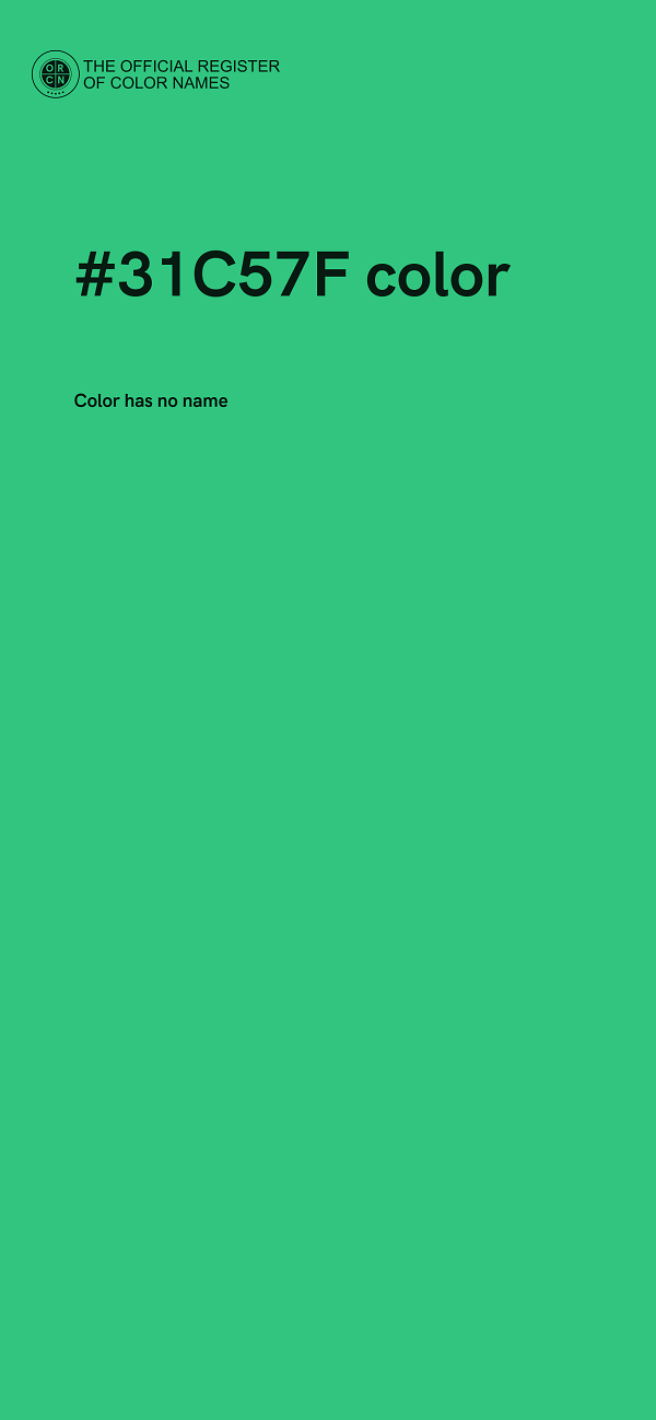 #31C57F color image