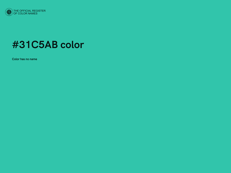 #31C5AB color image