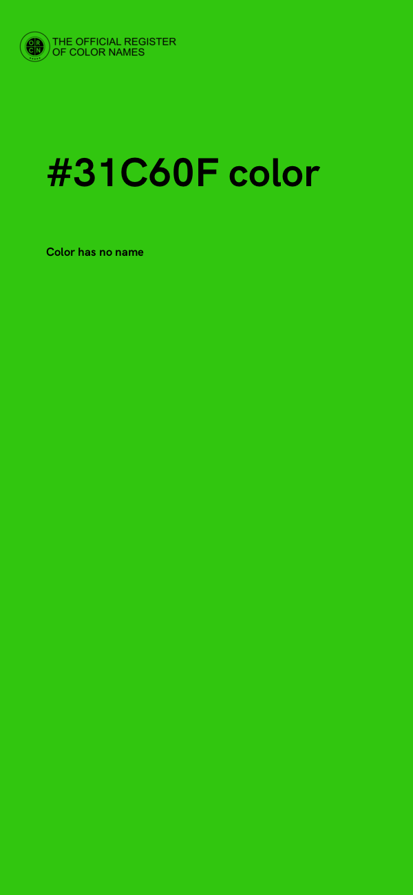 #31C60F color image
