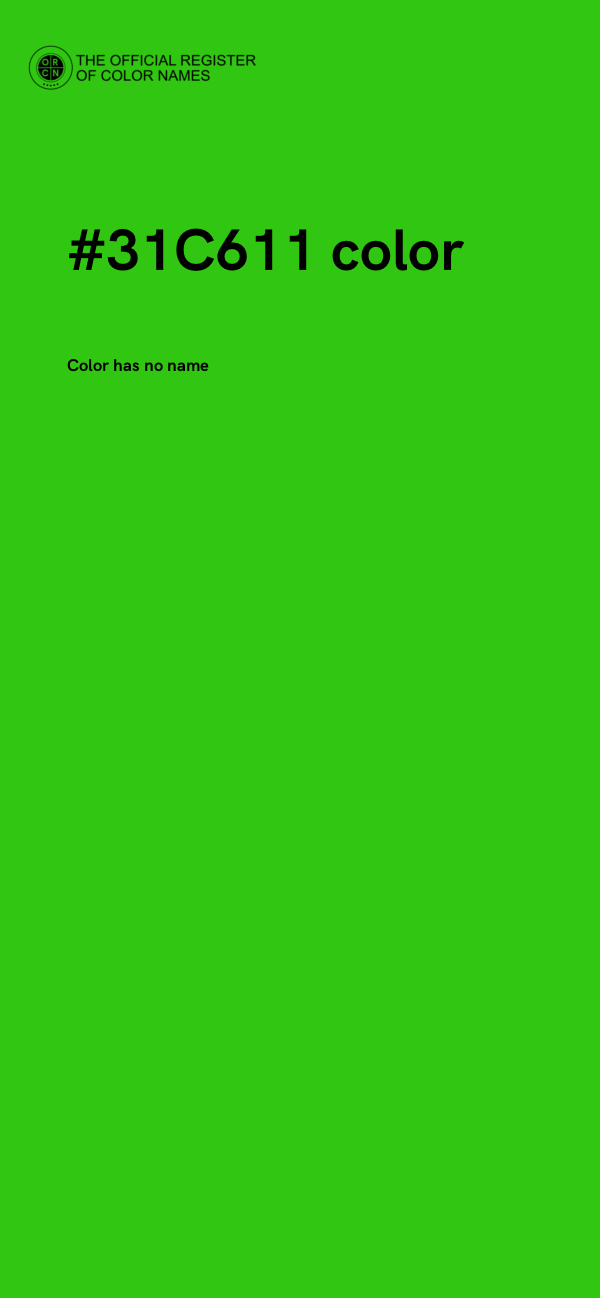 #31C611 color image