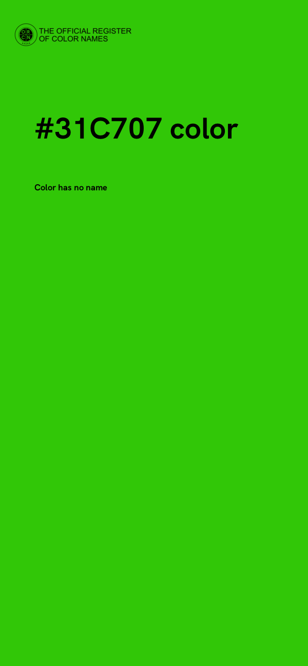 #31C707 color image
