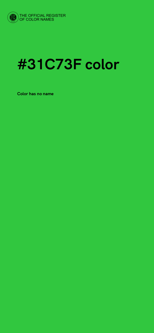 #31C73F color image