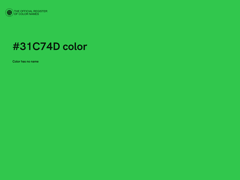 #31C74D color image