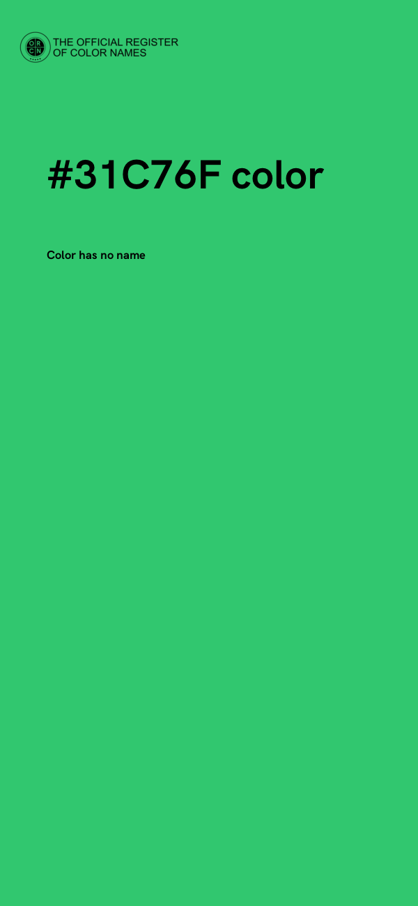 #31C76F color image