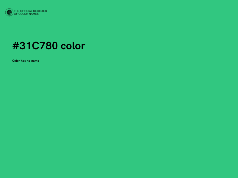 #31C780 color image