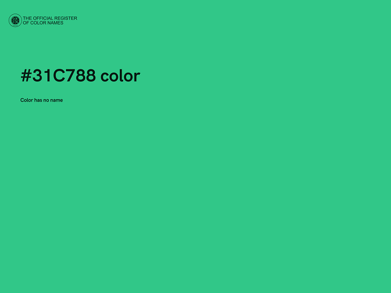 #31C788 color image