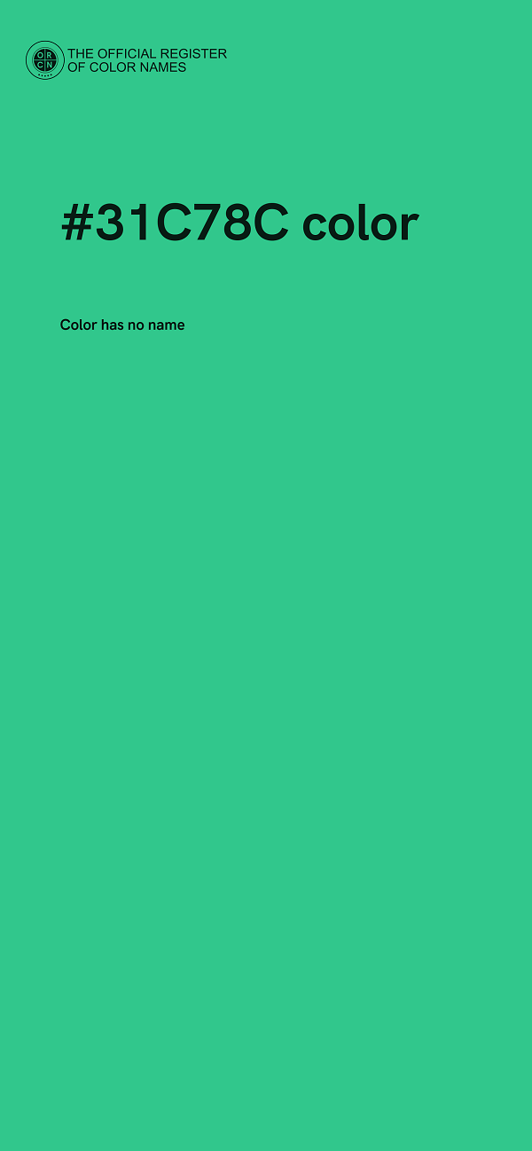 #31C78C color image