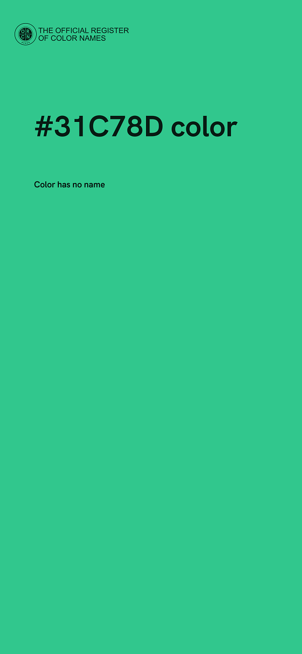 #31C78D color image