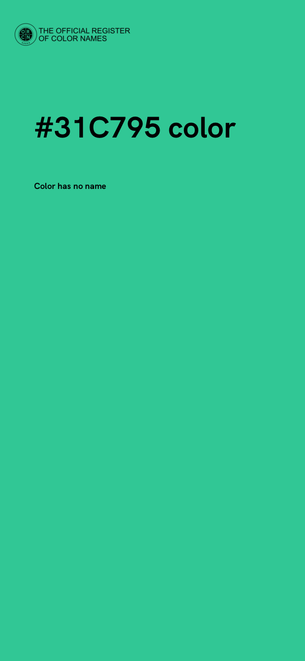 #31C795 color image