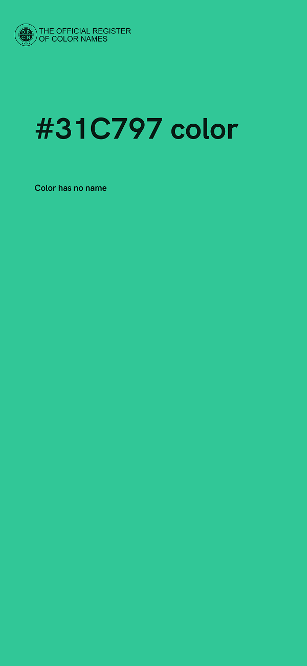 #31C797 color image