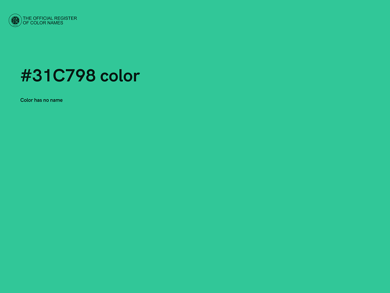 #31C798 color image