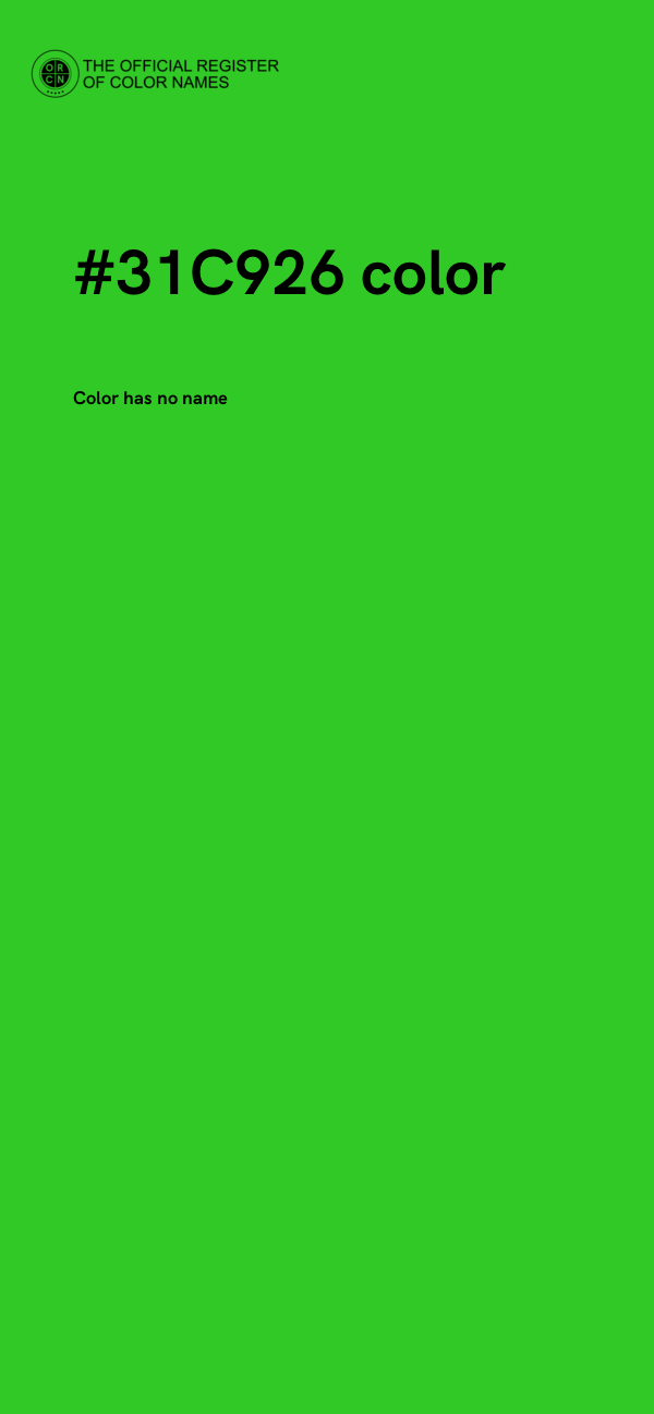 #31C926 color image