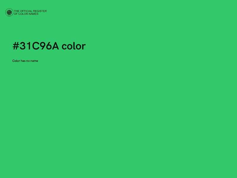 #31C96A color image