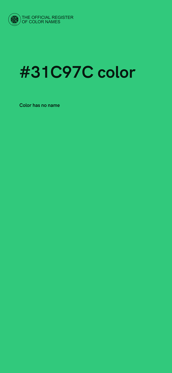 #31C97C color image