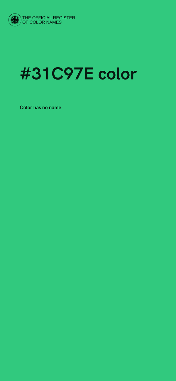 #31C97E color image