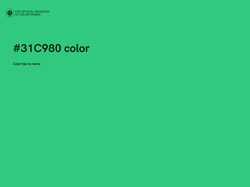 #31C980 color image