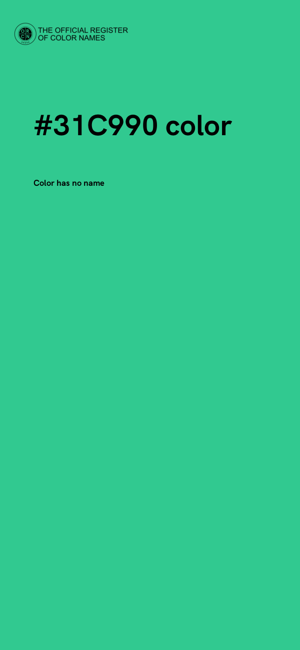 #31C990 color image
