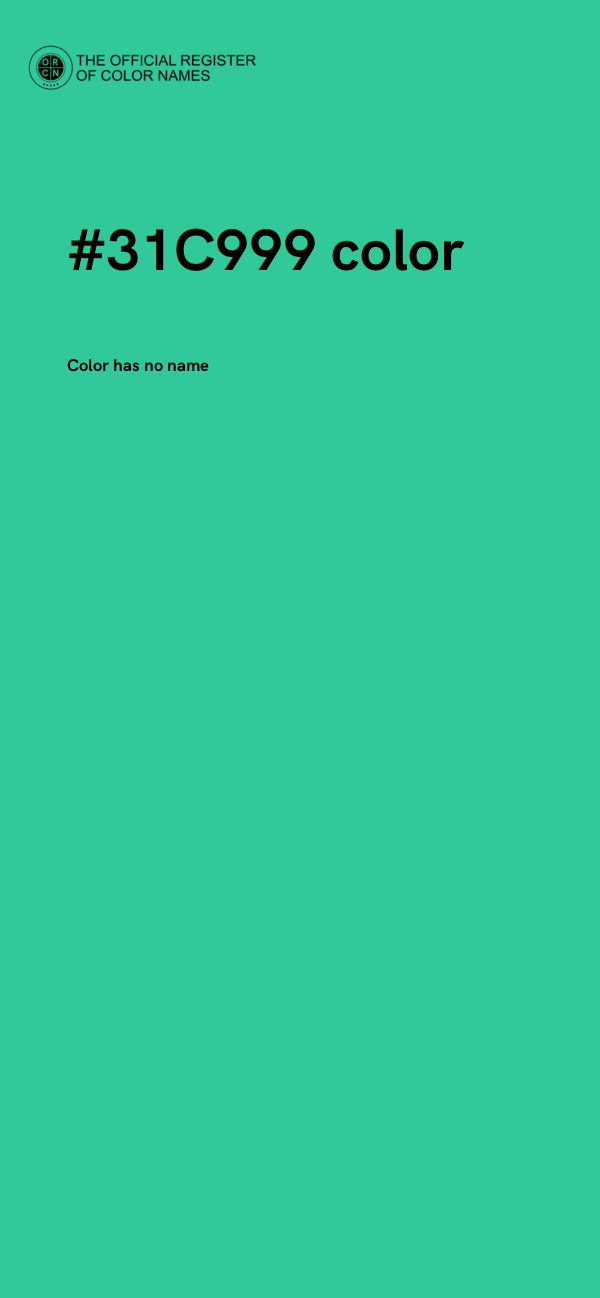 #31C999 color image
