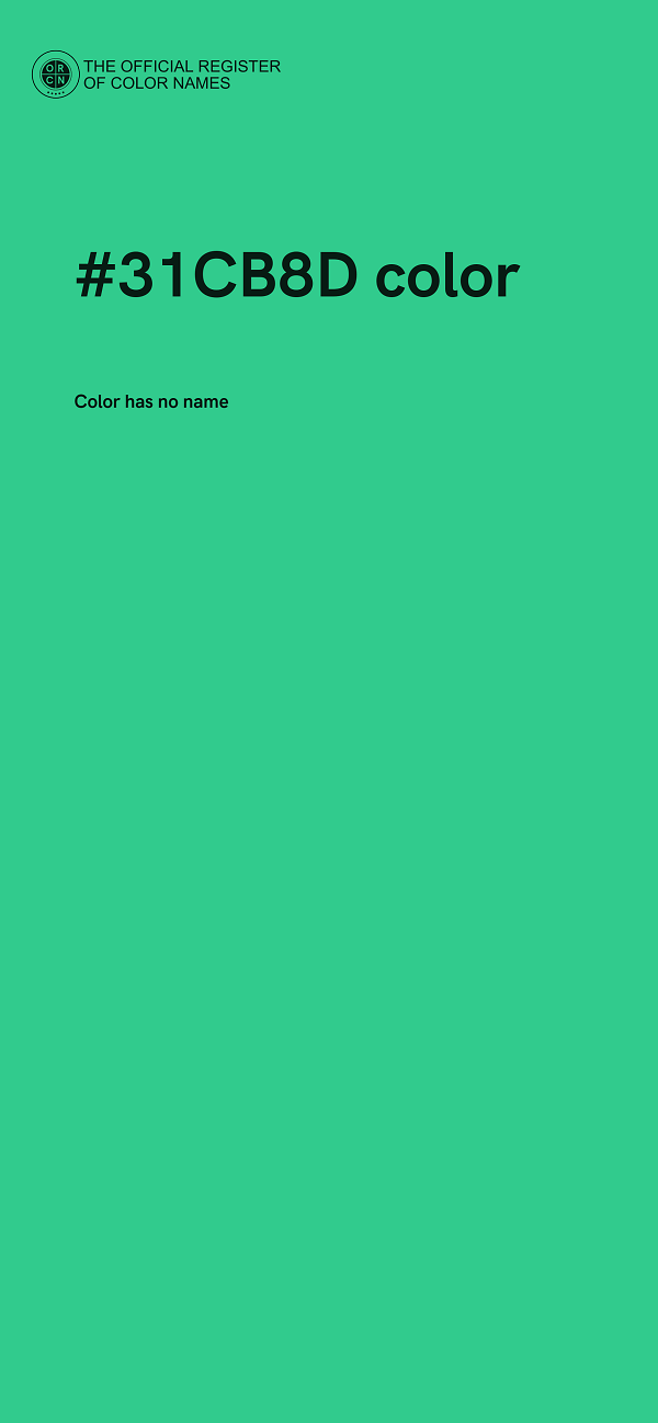 #31CB8D color image