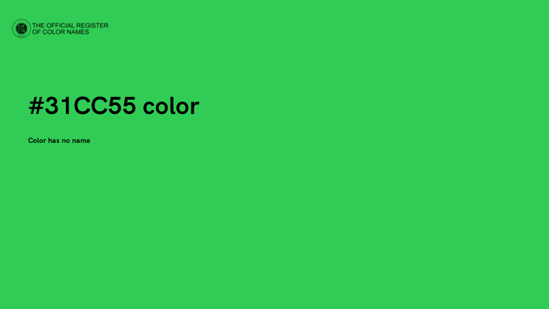#31CC55 color image
