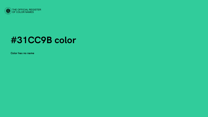 #31CC9B color image