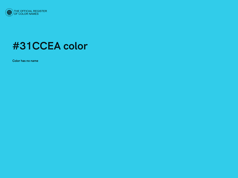 #31CCEA color image