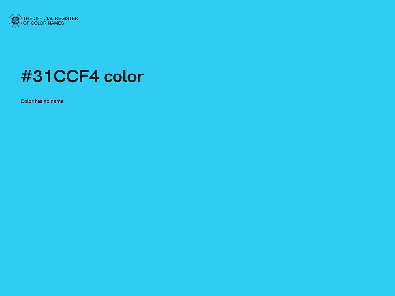 #31CCF4 color image