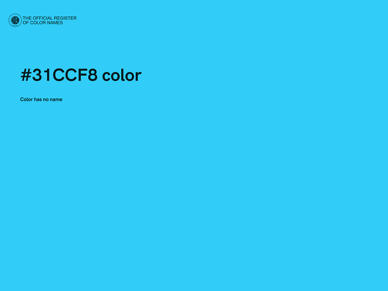 #31CCF8 color image