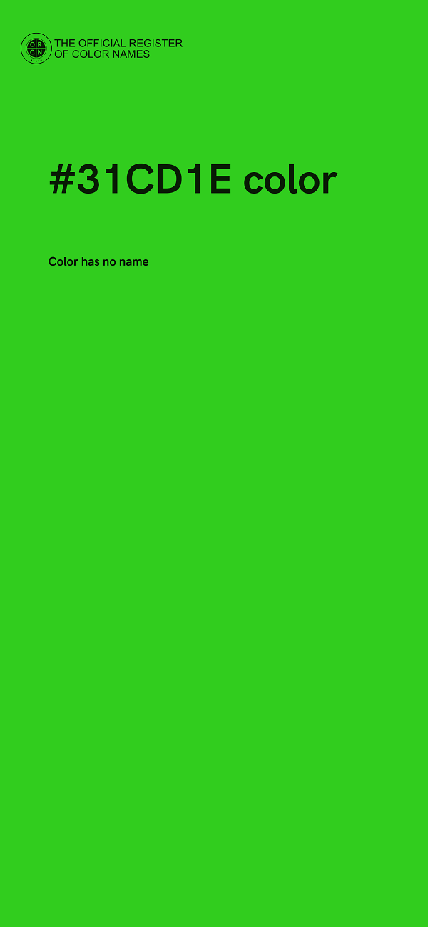 #31CD1E color image