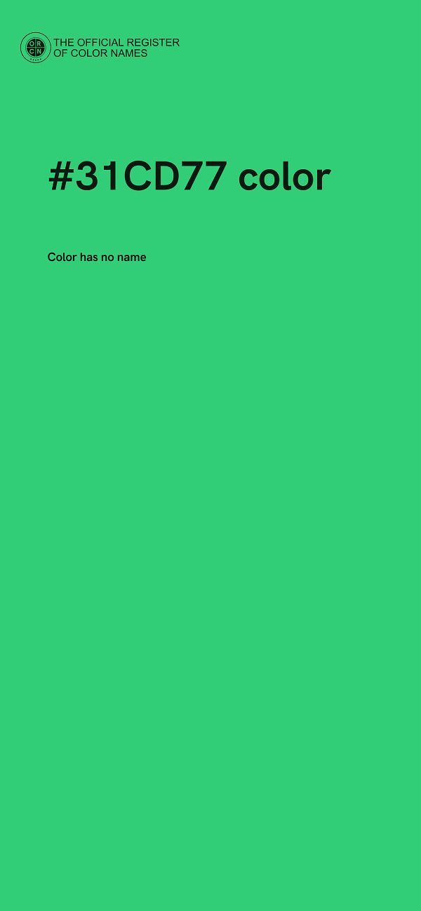 #31CD77 color image