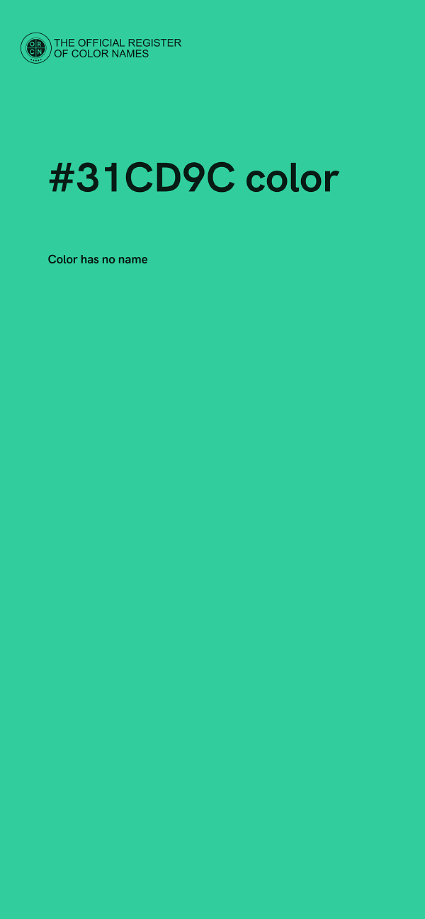 #31CD9C color image