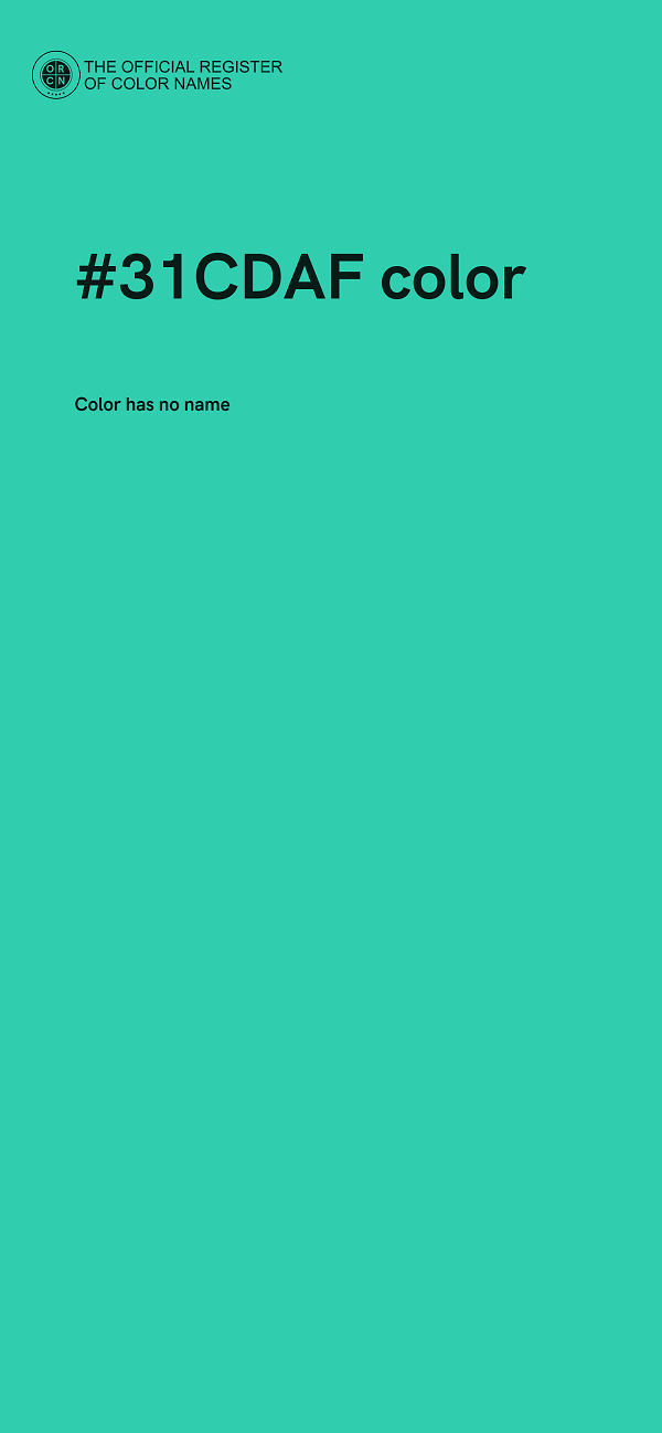 #31CDAF color image