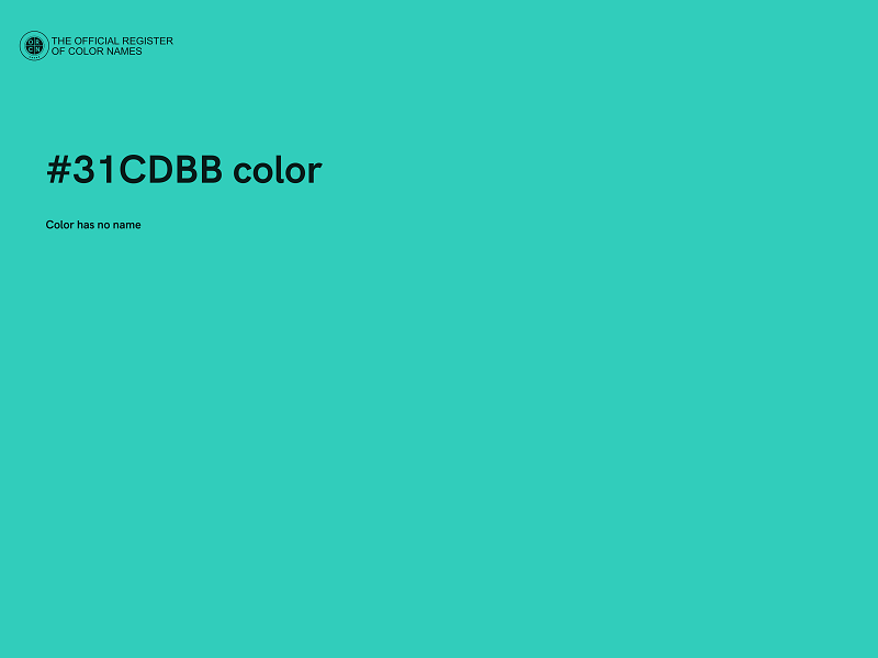#31CDBB color image