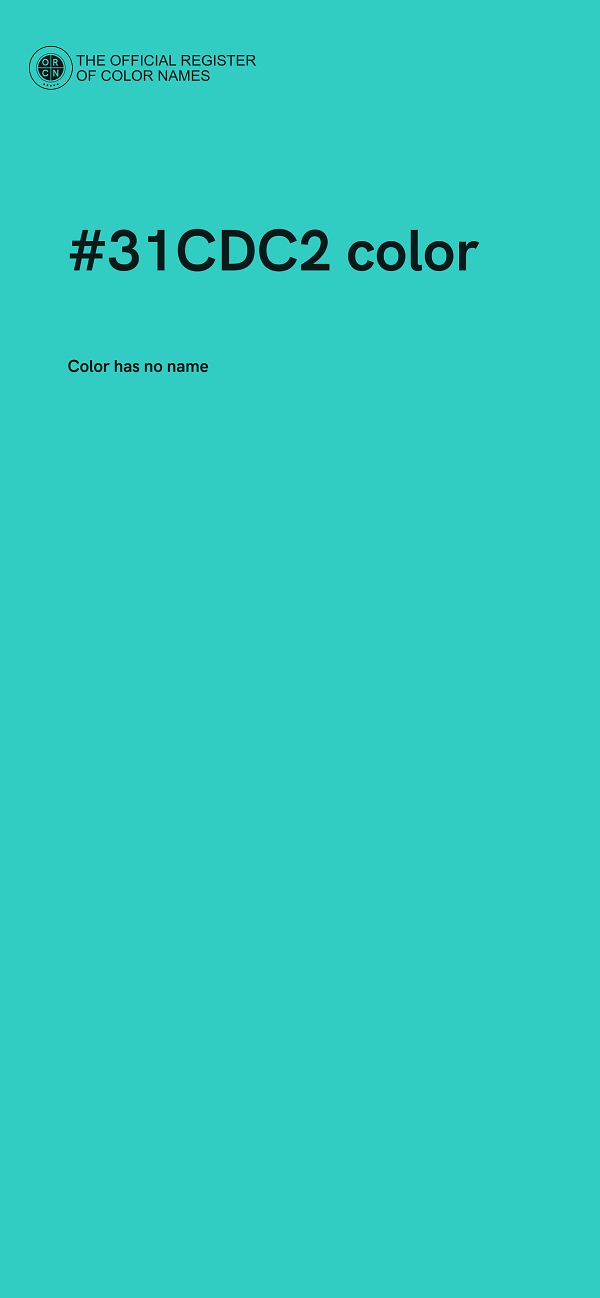 #31CDC2 color image