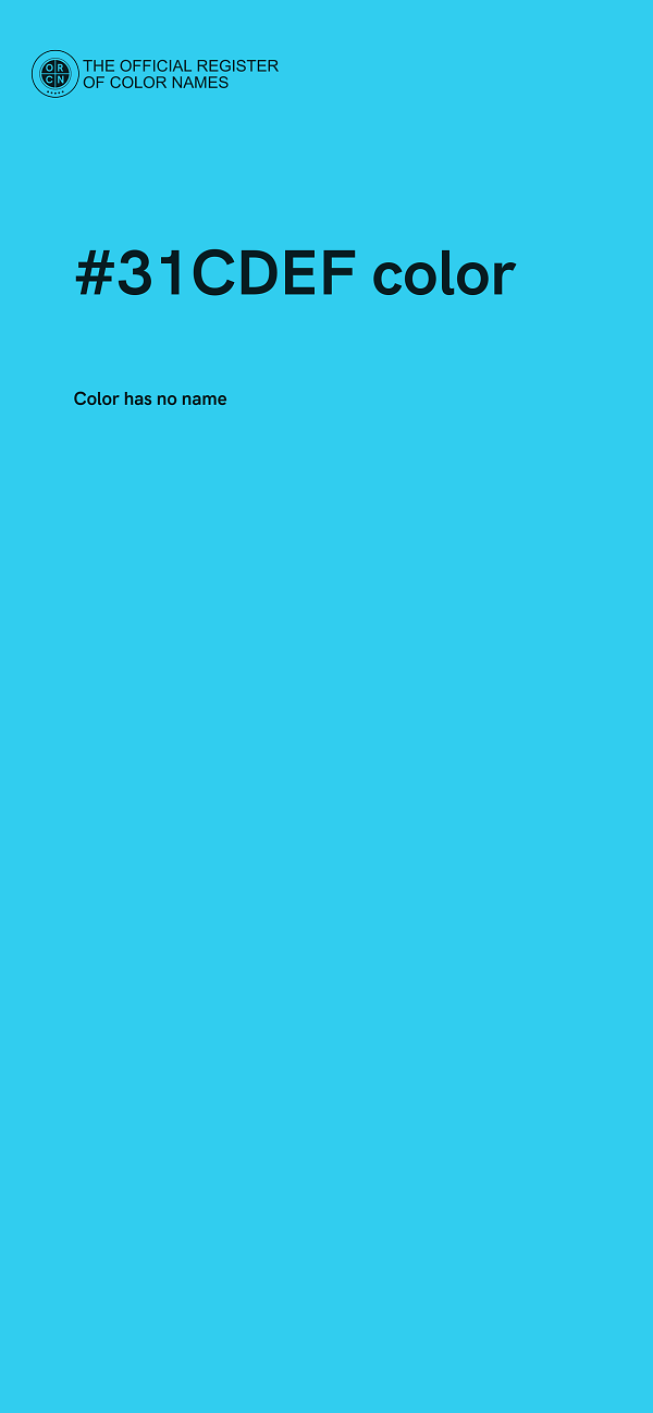 #31CDEF color image