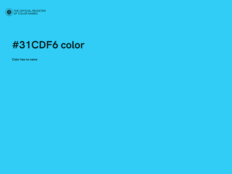 #31CDF6 color image