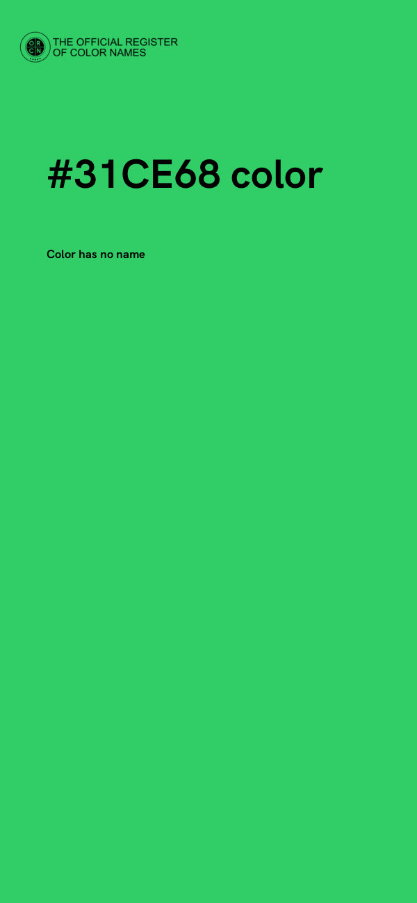#31CE68 color image