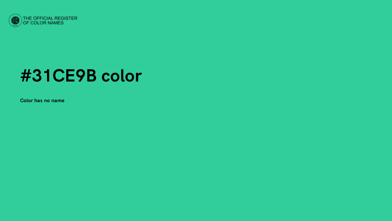 #31CE9B color image
