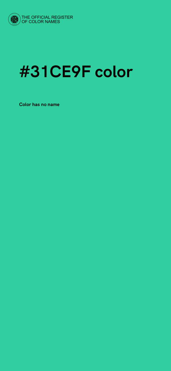 #31CE9F color image