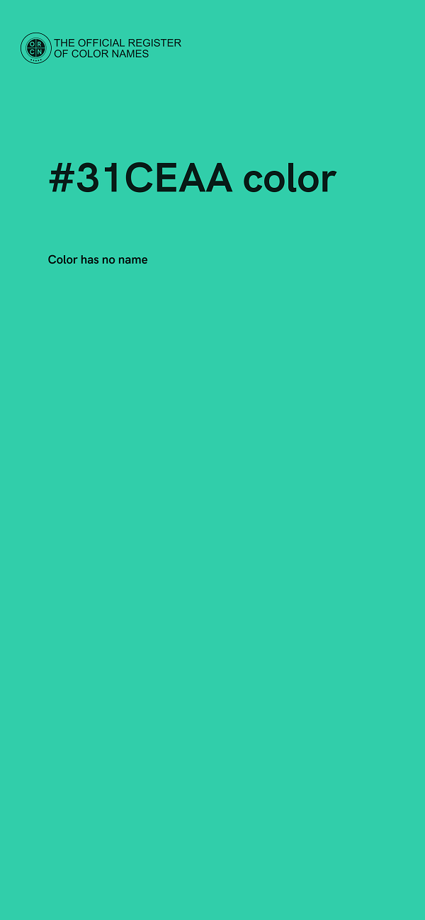 #31CEAA color image
