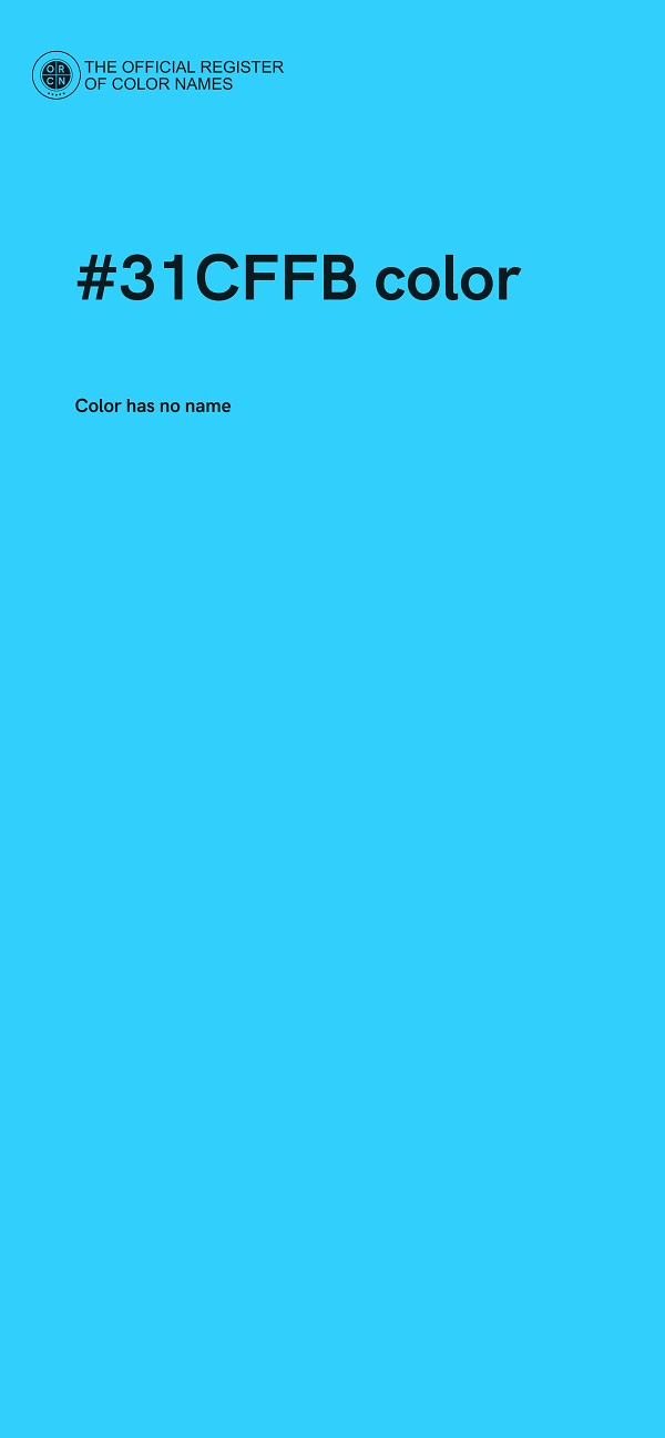 #31CFFB color image